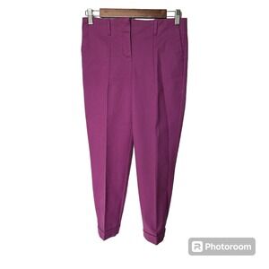 Boden Cropped Pants‎ Womens 4P Purple Business Casual Office Work